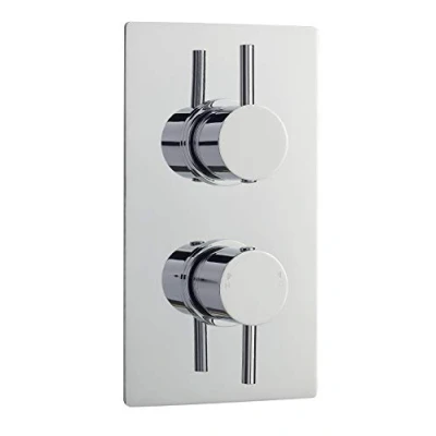 Image of Ultra QUEV52 Quest Thermostatic Twin Valve with Diverter Chrome