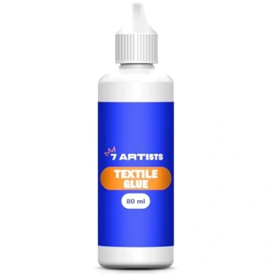 Image of 7 Artists Fabric Glue 80 ml for Clothes Badge Scouts Strong Textile Waterproof Clothing Material