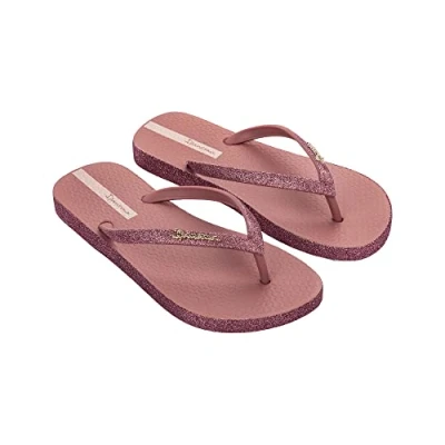Image of Ipanema Women&#039;s Maxi Glow FEM, Dark Pink Glitter Pink, 3.5 UK
