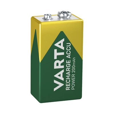 Image of Varta Rechargeable NiMH Battery E Block 9 V DC 200 mAh Precharged 1 Blister 6HR61