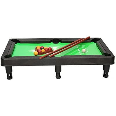 Image of A to Z 08068 Children&#039;s Kids Toy Mini Top Pool Table Game, 30 x 17.5 cm