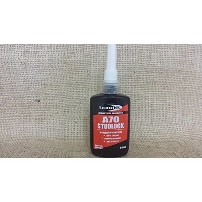 Image of 12 x BOND IT 50ml A70 STUDLOCK NUT LOCK STUD THREAD SEALER ADHESIVE OIL TOLERANT
