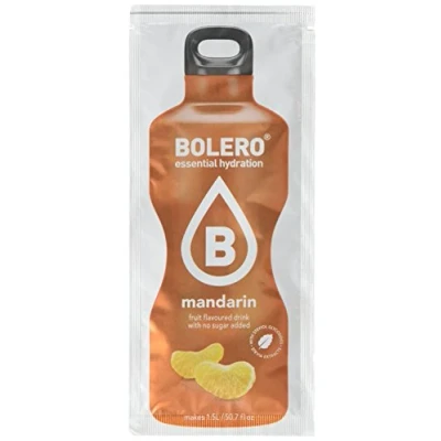 Image of Bolero Essential Hydration Sugar Free Fruit Drink Mandarin 12 Sachets