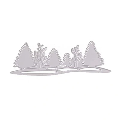 Image of Trees Metal Cutting Dies Stencil Scrapbooking Album Paper Card Template Mold Embossing Decoration