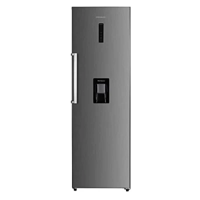 Image of Cookology CTFRWD359X 356 Litre Capacity, Tall Upright Larder Fridge, Features LED Digital Touch Display, Frost Free System, Reversible Door, Adjustable Legs and Water Dispenser in Inox