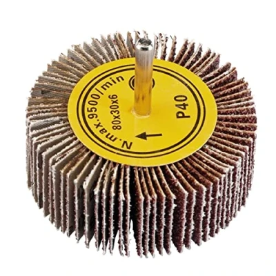 Image of Draper Abrasive Flap Wheel, 80 x 30mm, 40 Grit