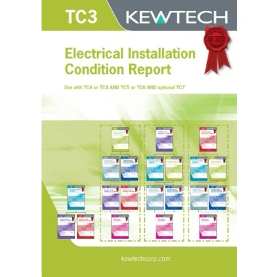 Image of Kewtech TC3 Electrical Installation condition report, 40 Pages