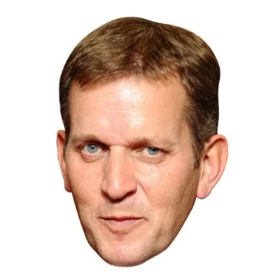 Image of FoxyPrinting Jeremy Kyle Jan 2018 Celebrity Cardboard Party Face Mask Fancy Dress