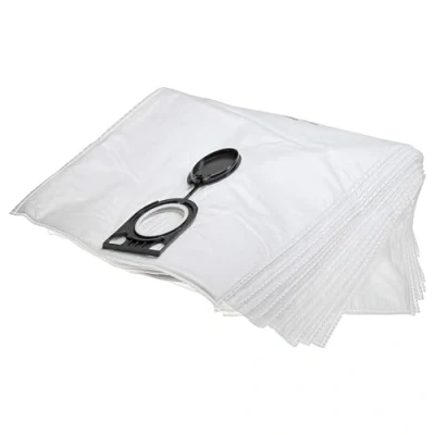 Image of vhbw 10x Vacuum Cleaner Bag compatible with Stier SNT 32 Premium, 20 Premium Cleaner, Microfleece, 66.4 cm x 39.6 cm, White
