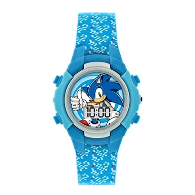 Image of Sonic Boy&#039;s Digital Quartz Watch with Silicone Strap SNC4036