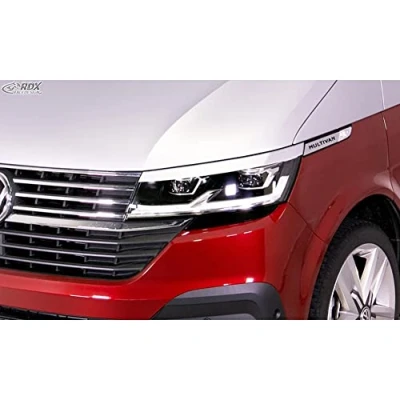 Image of Head light spoilers compatible with Volkswagen Transporter T6.1 2021 (ABS)