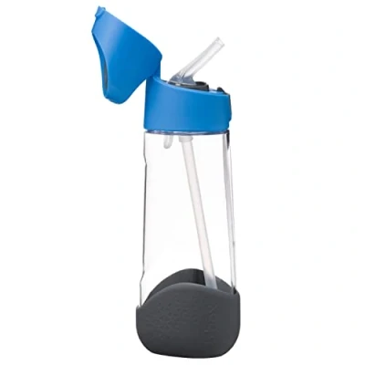 Image of b.Box TritanTM Drink &amp; Water Bottle Easy Grip and Leakproof Lid Cool Modern Child Friendly Design, Best for After Sippy Cup 600ml/20