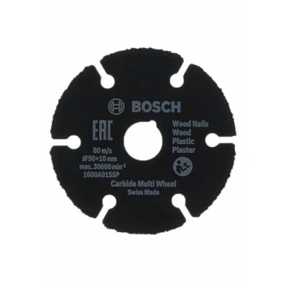Image of Bosch Home and Garden Carbide Multi Wheel Cutting Disc (for Material, Ø 50 mm, Accessories for Easy Cut &amp; Grind)