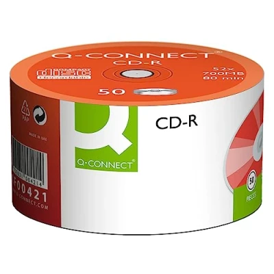 Image of Q Connect CD R 700MB/80minutes Spindle (50 Pack)