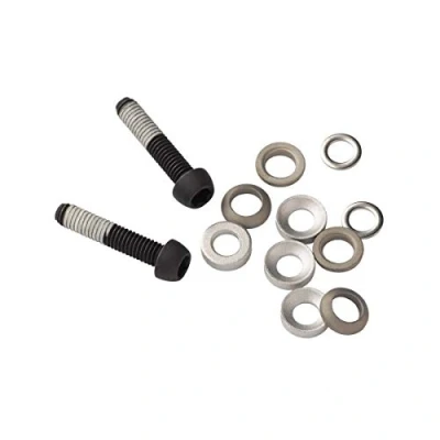 Image of SRAM Bracket Mounting Bolts Titainium T25 32mm (2 Pcs) Flat Mount Caliper: