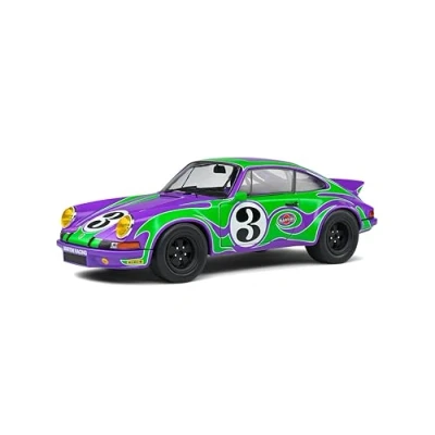 Image of Solido S1801117 1:18 Hippy Tribute 1973 Porsche, Purple/Green