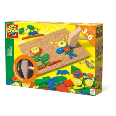 Image of SES Creative 00926 Hammer Tic Fantasy, Interactive Building Toy for Kids, Multicolor, Medium