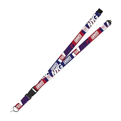 Image of Rico Industries NFL Football New York Giants 19&quot; x 1&quot; Premium Unisex Adult Safety Breakaway Lanyard Flash