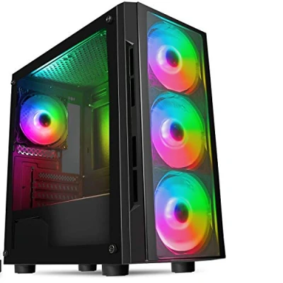 Image of OCHW Metis RGB Ultra Fast Gaming PC Desktop Computer AMD Athlon 3000G Quad Thread ATI Radeon HD Vega 3 Graphics USB 3.0 480GB SSD 16GB DDR4 Wifi Windows 10 Pro