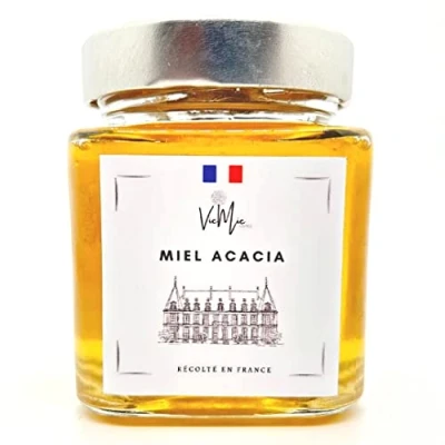 Image of 100% Pure Acacia Honey from France Effective Natural Anti Ageing Rich in Essential Nutrients Eco Responsible 250 g
