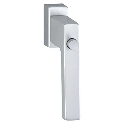 Image of HOPPE 3937448 Window Handle Toulon Lock Knob with VK, Anodised Silver