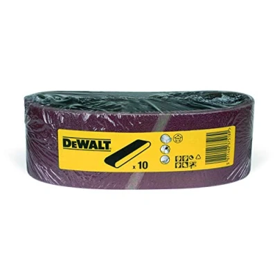 Image of DeWalt DT3305 QZ Sanding Belt K150, 75 x 533 mm, Set of 10 Pieces