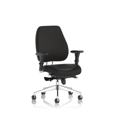 Image of Dynamic PO000001 Chiro Plus Ergo Posture Chair with Arms Black