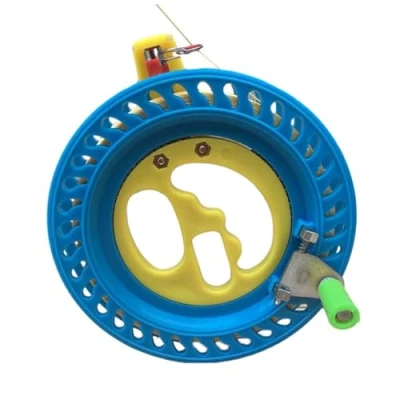 Image of XJKLBYQ Kite Reel Winder String Winding Grip Wheel Outdoor Accessories with 150m Line,