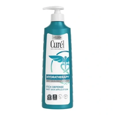 Image of Curel Skincare Hydra Therapy Itch Defense Wet Skin Moisturizer, 12 Ounce/354 ml