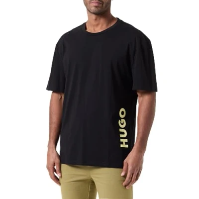 Image of HUGO Men&#039;s T Shirt RN Relaxed Beach, Black3, XS