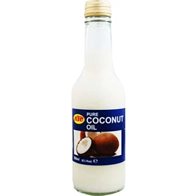 Image of KTC 100% Pure Coconut Oil 250ml Edible, Cooking