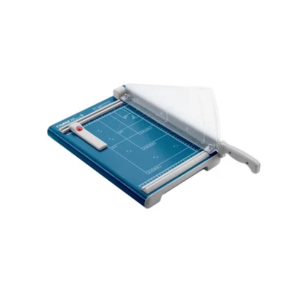 Image of Dahle 560 Guillotine Paper Cutter (Cutting Performance up to 25 Sheets / DIN A4) Blue, 340 mm