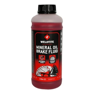 Image of CYCLO Tools Mineral Oil Brake Fluid for Bike Hydraulic Disc Maintenance, 1 Litre