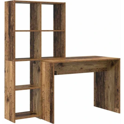 Image of vidaXL with Shelf Storage Old wood Engineered