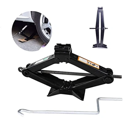 Image of DICN Rustproof 2 Ton Scissor Jack with Crank Handle for Ford Mondeo/Fiesta/Focus