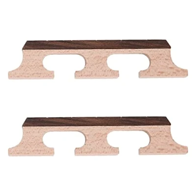 Image of Cosmin 2Pcs Banjo Bridge 5 String Maple Wooden Accessories