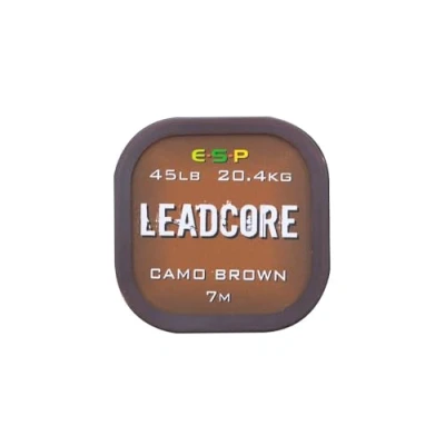 Image of ESP Leadcore Leader Material 45lb 7 Metres Camo Brown