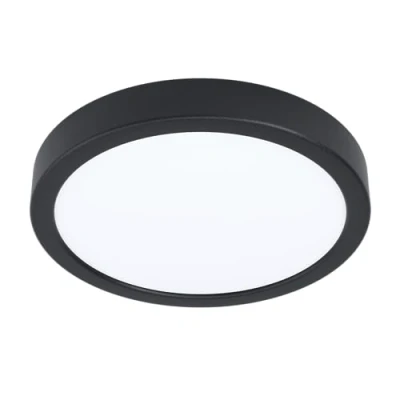 Image of Eglo LED Outdoor Ceiling Light Argolis 2, outsode lamp for Wall and Ceiling, Porch Lighting Made of Metal in Black Plastic White, Warm IP44, ⌀ 28.5 cm