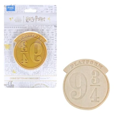 Image of PME Harry Potter Cookie Cutter &amp; Embosser, Platform 9¾