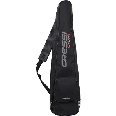 Image of Cressi Unisex Adult Gara Bag Premium With Pocket for Long Fins Black, 95x25x22 cm