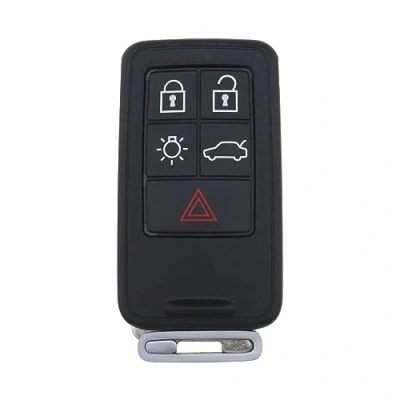 Image of YINETTECH Car 5 Button Remote Folding Key Shell for S60 S80 V40 V60 V70 XC60 XC70 Replacement Automotive Flip Fob Case Cover Housing