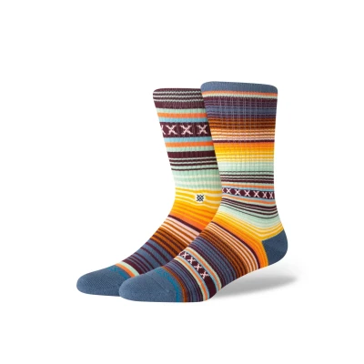 Image of Stance Curren CREW Unisex Socks, Size: 8.5 12.5, Seablue