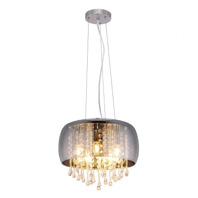 Image of Globo Kalla hanging light with decorative glass crystals