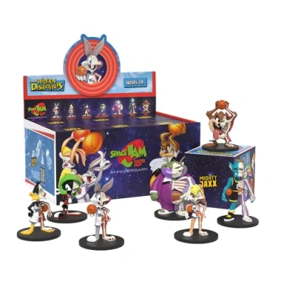 Image of Mighty Jaxx Freeny&#039;s Hidden Dissectibles Space Jam Series Sealed Tray of 6 Contains No Duplicates Blind Box Toy Collectible Figurines