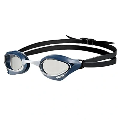Image of arena Cobra Core Swipe Unisex Adult Racing Swimming Goggles, Pool Goggles with Curved Lenses, Anti Fog, UV Protection, 5 Interchangeable Nose Bridges