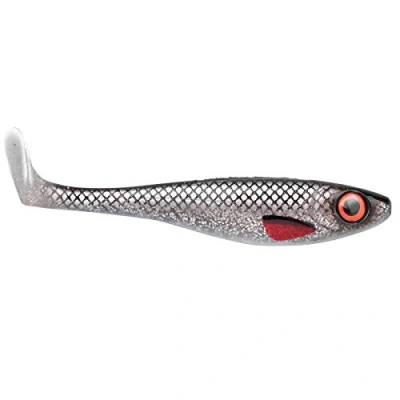 Image of Spro Shad rubber bait &quot;Iris The Boss&quot; for zander and pike fishing, 12 cm, roach