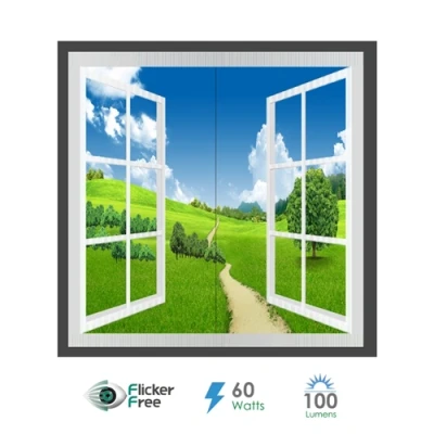 Image of Ener J Landscape Window panel set, 120 X 60 Surface Panel, Grassland Design