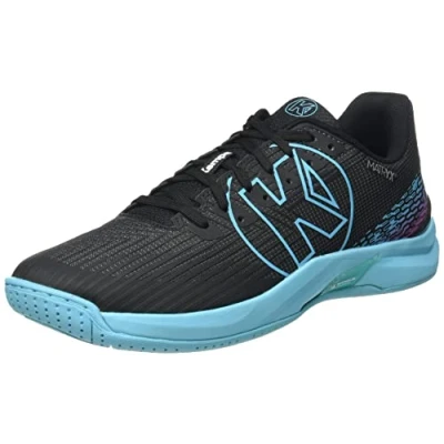 Image of Kempa Attack Two 2.0 Handball Shoes Schwarz/Aqua 8.5