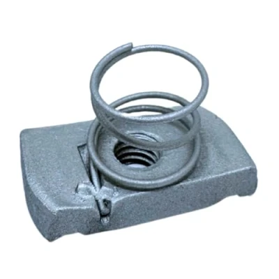 Image of M8 Short Spring Channel Nuts Box of 100 Hot Dipped Galvanised CNS8G