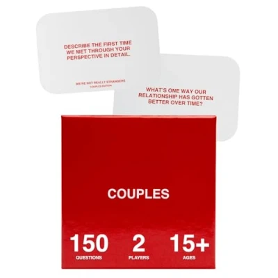 Image of Couples Edition by We’re Not Really Strangers A Conversational Adult Card Game for to Strengthen Their Relationship, 150 Questions and Wildcards Date Night with Your Partner